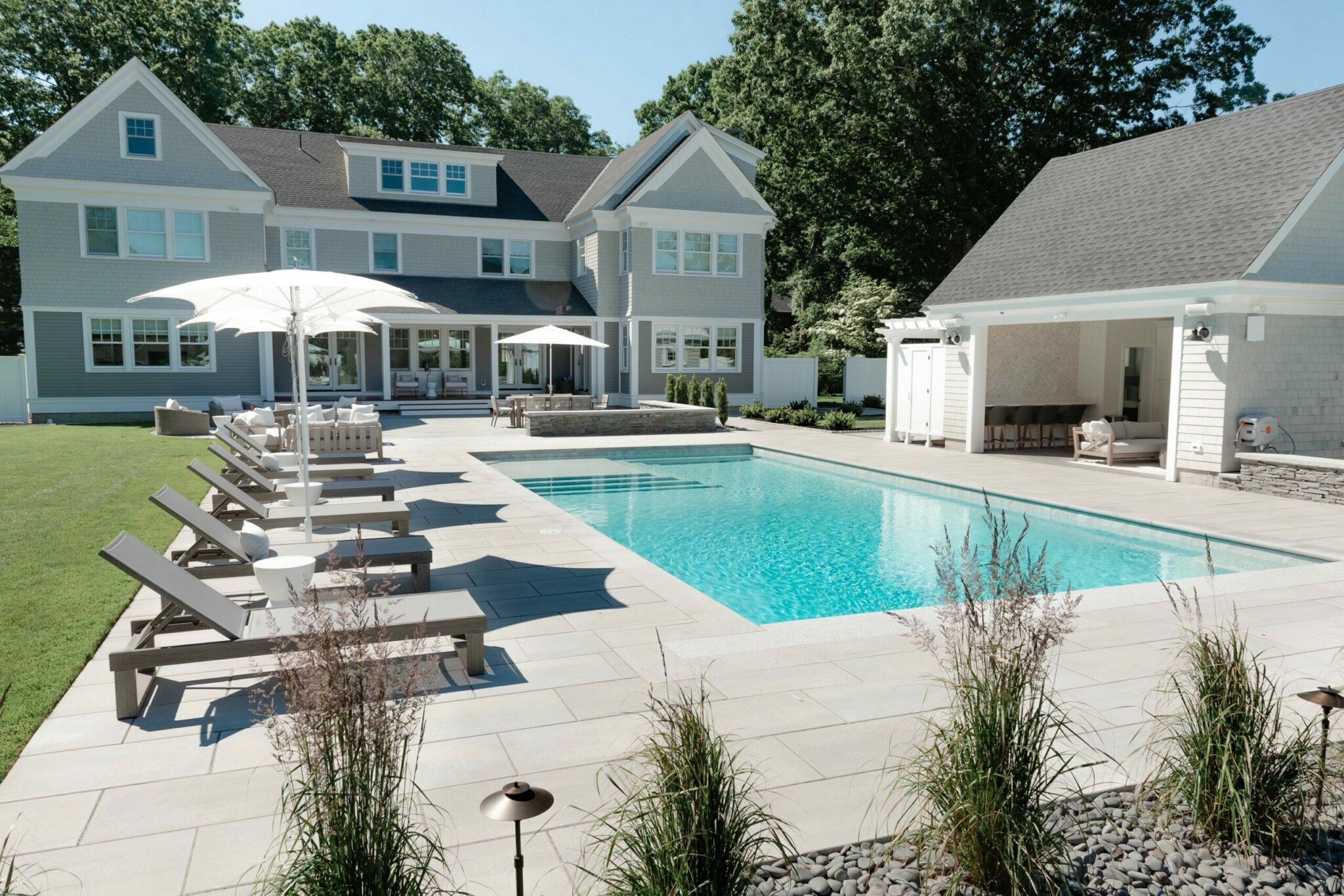 complete backyard renovation manchester and pool remodeling