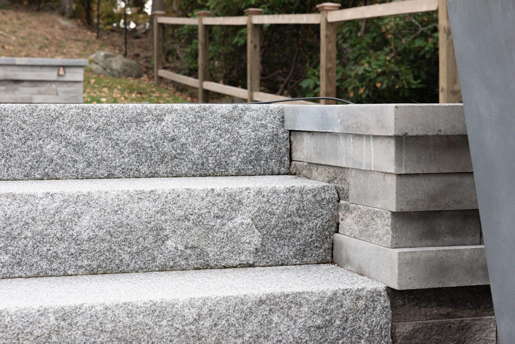 custom stone steps